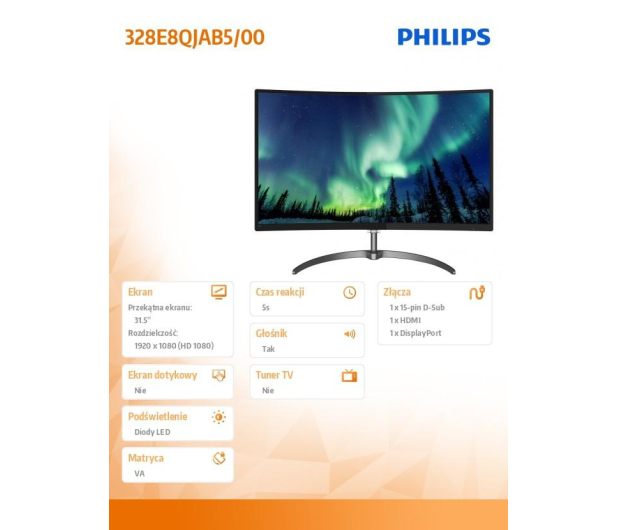 Philips 328E8QJAB5/00 - 364277 - zdjęcie 3
